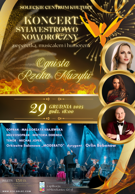 Koncert Sylwestrowo-Noworoczny „Ognista Rzeka Muzyki”