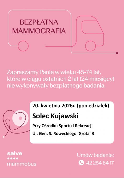 Bezpłatna mammografia