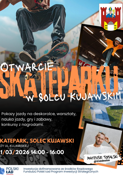 Otwarcie skateparku w Solcu Kujawskim.