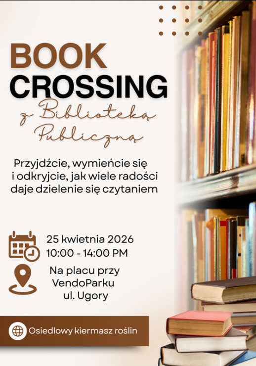 Bookcrossing na osiedlowym kiermaszu roślin