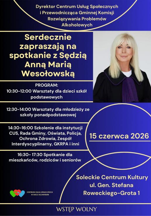 Spotkanie z Sędzią Anną Marią Wesołowską 