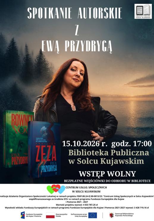 Spotkanie autorskie z panią Ewą Przydrygą