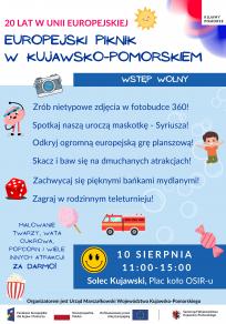 Plakat promujący Piknik Europejski