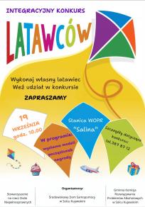 Plakat Integracyjny Konkurs Latawców