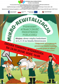 Plakat - mikro rewitalizacja