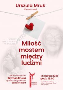 Wieczór Poezji – „Miłość mostem między ludźmi”