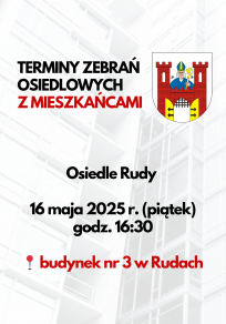 Zebrania osiedlowe - Osiedle Rudy