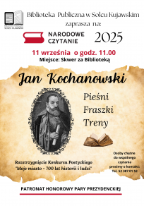 Narodowe Czytanie 2025 – Jan Kochanowski