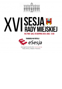  XVI Sesja Rady Miejskiej 