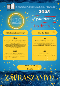 Noc Bibliotek 2025 – „Do dzieła!”