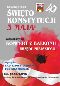 Koncert z balkonu urzędu