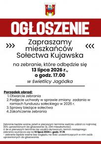 Zebranie - Sołectwo Kujawska