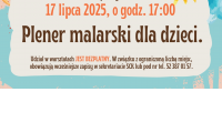 Wakacyjne warsztaty plastyczne: Plener malarski dla dzieci