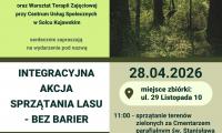 Integracyjna akcja sprzątania lasu – bez barier