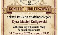 Koncert Jubileuszowy Chóru Cecylia