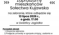Zebranie - Sołectwo Kujawska