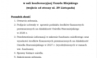 Zebranie mieszkańców Osiedla Staromiejskiego